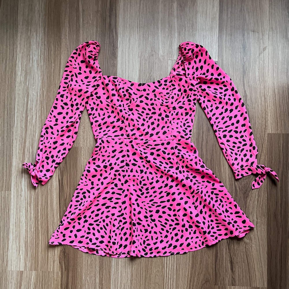 Signature 8 Cheetah Print Mini Dress